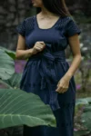 Woman wearing Tierra Mini Kaftan