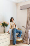 Kukulkan Blazer Woman wearing Kukulkan Blazer Monstera Collective
