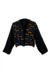 Cropped blazer oversized easy to wear handmade by Montsera Collective sustainable fashion