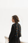 Cropped blazer oversized easy to wear handmade by Montsera Collective sustainable and ethical fashion