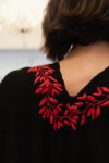 Kuxul 3 capes with fringe hand embroidery handmade in Mexico sustainable fashion textile details