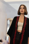Kuxul 5 capes with fringe hand embroidery handmade in Mexico classic look mexican fashion