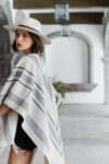 Tacana 5 cape easy to wear boho chic vibes sustainable fashion handmade in mexico by Montsera Collective fall collection