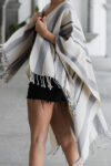 Tacana 7 cape easy to weat boho chic vibes sustainable fashion handmade in mexico by Montsera Collective