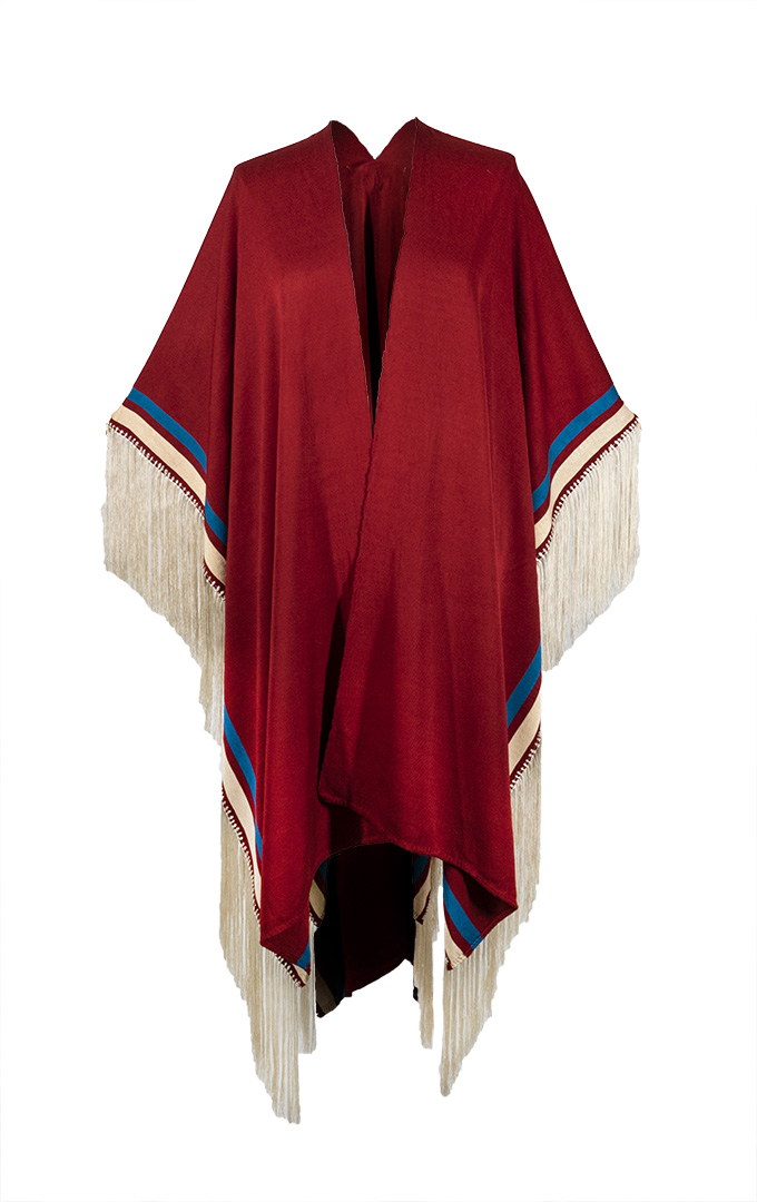 Cape handmade in Mexico artisanal fashion sustainable textiles
